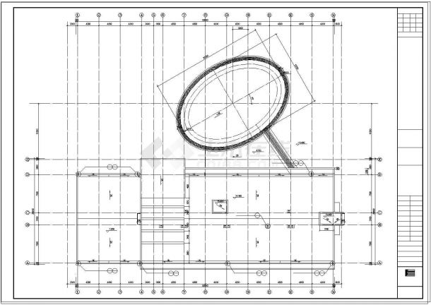 【4层】3727平米四层框架商务楼施工组织设计及工程量计价清单（含部分建筑图纸，完整结构图，总平图，横道图）-图一