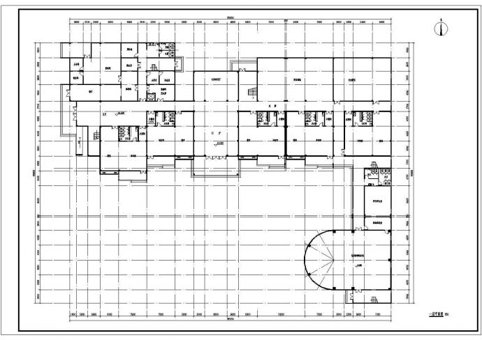 北京某童星幼儿园室内室外整套装修设计CAD设计施工图纸_图1