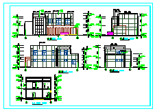 二层砖混结构302.03平米城市环卫班点及公厕建筑设计施工图（设计说明 营造做法表）-图二