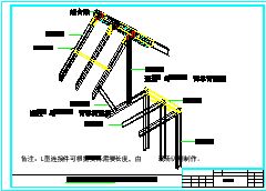 薄壁轻钢龙骨别墅结构cad设计施工图（含详细节点）-图一