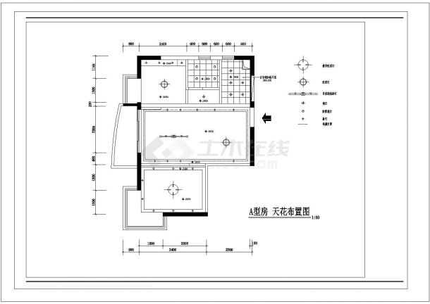【苏州】某工业园区多层住宅楼装饰施工cad图纸-图二