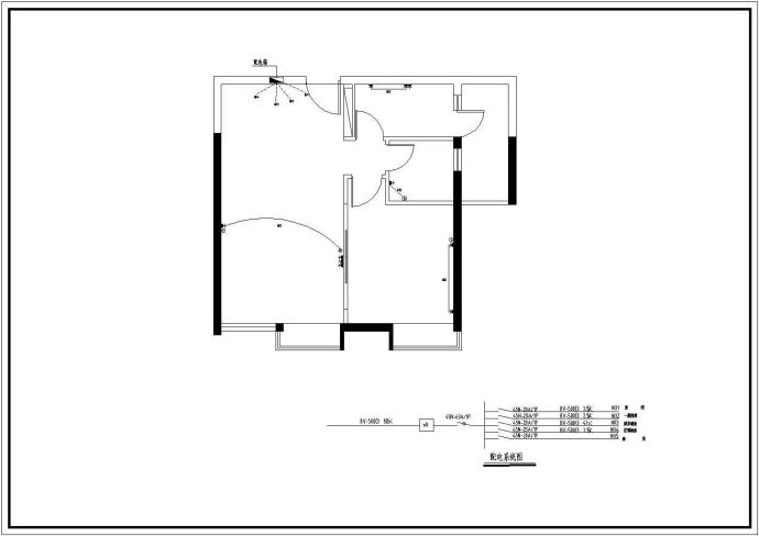 欧式风格小洋房全套中心施工设计cad图纸(含主人房立面图，厨房立面图)_图1