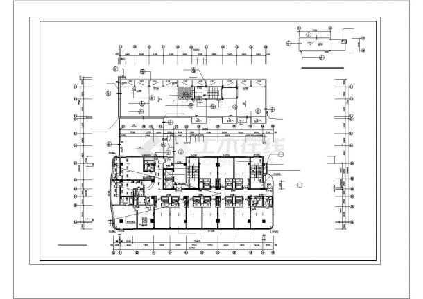 十三层三星级宾馆全套建筑施工图-图一