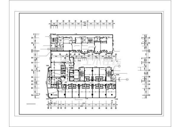 十三层三星级宾馆全套建筑施工图-图二