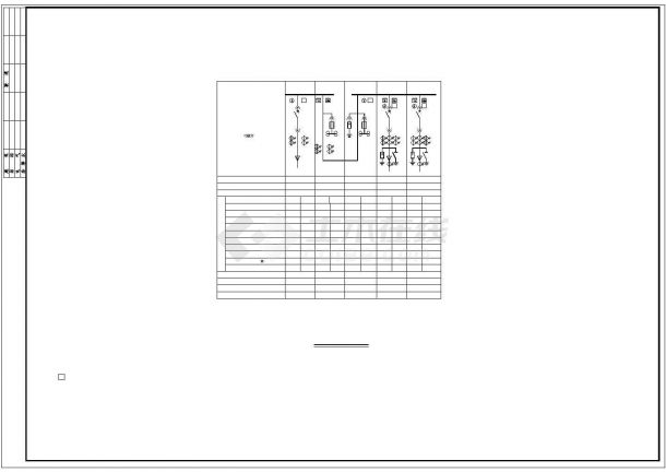 某变电站柴油发电机房（二层框架结构）设计cad全套电气施工图（含设计说明，含照明设计）-图一