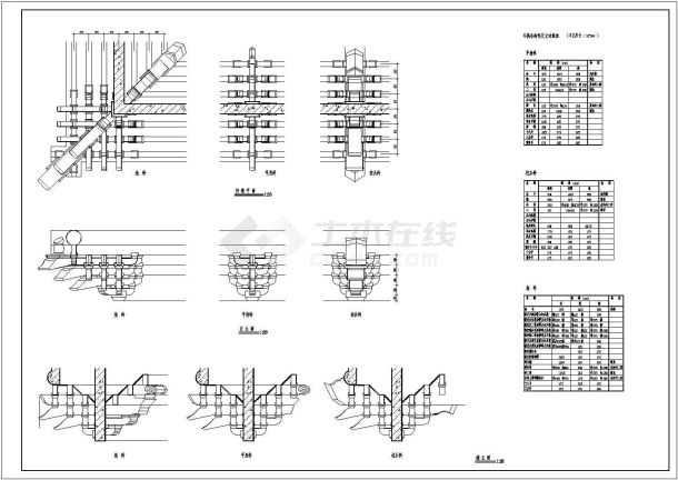 某斗拱做法CAD完整设计详图-图一