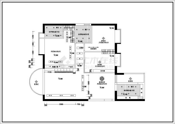 【苏州】某多层公寓楼全套装修施工设计cad图纸(含配电系统图)-图二