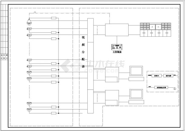 工厂监控报警系统设计CAD套图-图二
