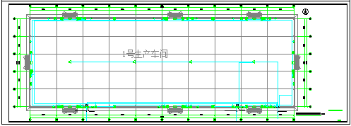 大空间水炮电气CAD平面布置参考图