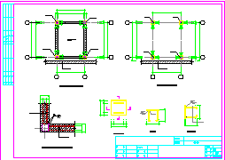 钢结构观光电梯cad建筑设计图纸-图一
