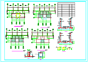 老小区多层住宅加装钢结构电梯CAD施工图纸-图二