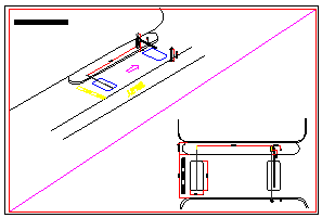 某办公楼停车场立体高清车牌识别系统综合布线图cad设计图纸-图二