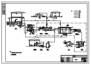 某污水处理厂设计cad图_污水处理厂施工