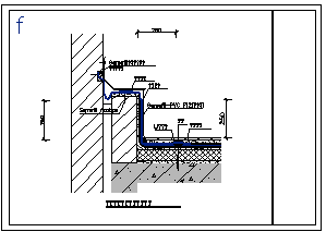 某地建筑顶层屋顶防水CAD设计施工图