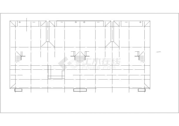 杭州市宇航新村某3层框混结构单体别墅建筑设计CAD图纸-图一