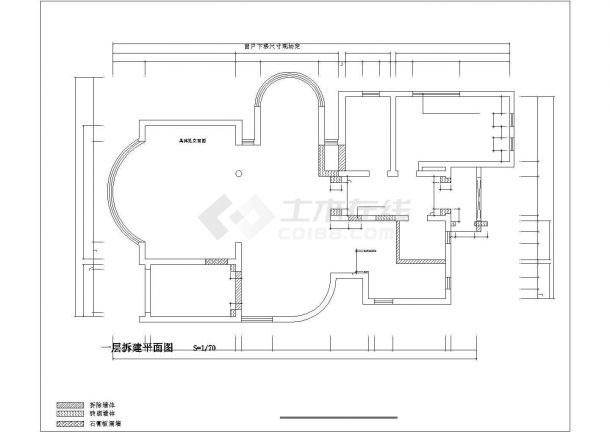 上海康桥半岛别墅CAD图-图一