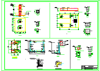 某混凝土搅拌站基础cad设计施工图（共6张）-图一