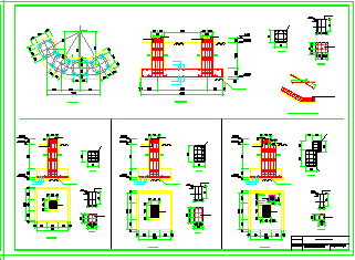 某混凝土搅拌站基础cad设计施工图（共6张）-图二