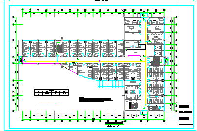 某简单的医院监控系统cad设计施工图纸-图一