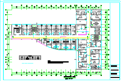 某简单的医院监控系统cad设计施工图纸-图二