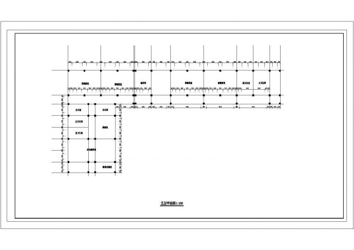 5层4200平米中学教学楼课程毕业设计（计算书、施组、建筑、结构图）_图1