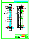 室外观光电梯钢结构井道工程cad设计竣工图-图二
