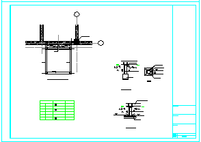 室外加电梯建筑结构设计cad施工图纸-图二
