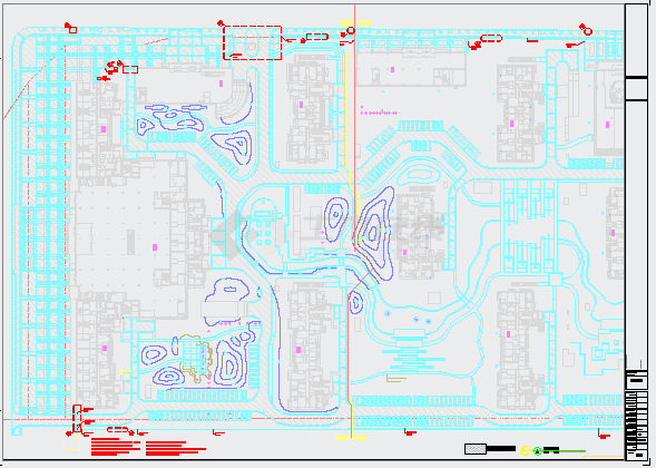 北京某小区室外综合管线及道路工程预算书（CAD图纸及广联达软件实例）-图一