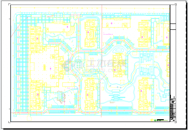 北京某小区室外综合管线及道路工程预算书（CAD图纸及广联达软件实例）-图二