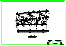 梯形钢屋架钢结构厂房课程cad设计施工图-图二