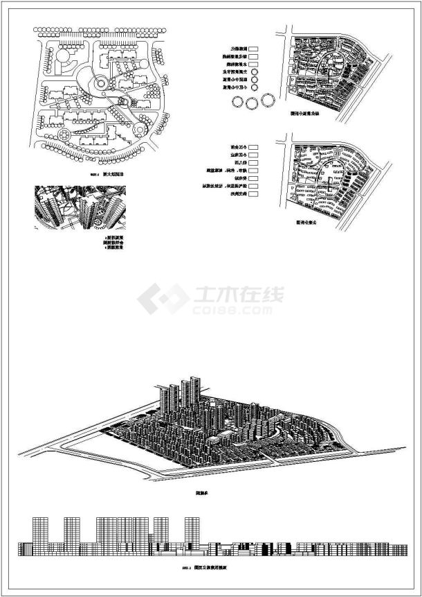 某小区规划总CAD图-图一