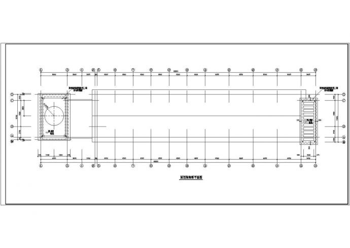 江西某四层框架结构教学楼设计cad全套建筑施工图纸（标注详细，13图）_图1