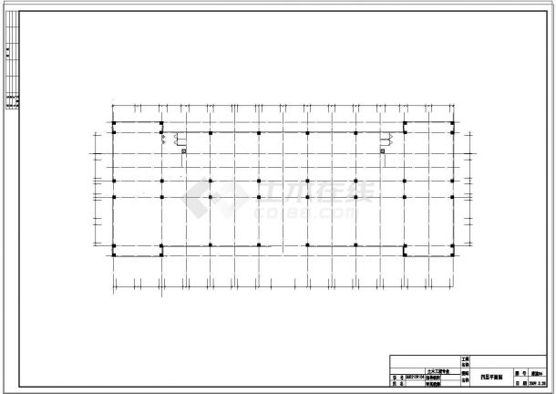土木工程毕业设计_办公楼设计_[学士]3500平米四层框架结构办公楼毕业设计（含建筑结构图计算书等）-图二