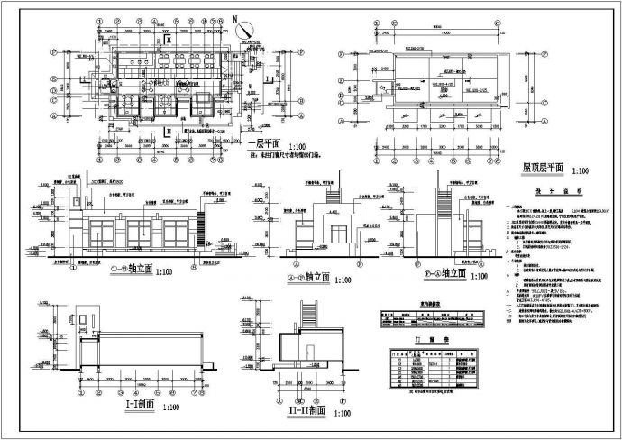 某地区售楼部设计院建筑设计CAD图_图1