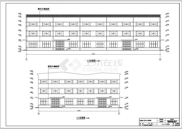 厂房设计_[学士]单层装配式混凝土排架结构厂房结构CAD设计图纸-图二