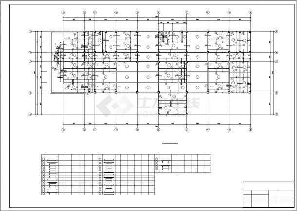 土木工程毕业设计_办公楼设计_[学士]六层钢框架办公楼毕业设计（含计算书建筑结构cad图）-图一