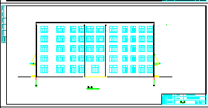 4426平米五层框架教学楼设计（开题报告、计算书、建筑、结构图）-图一