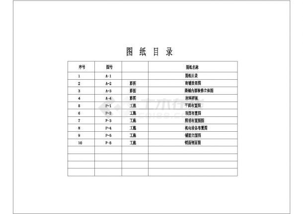 【扬州】某新型品牌服装店墙体装修施工设计图纸-图一