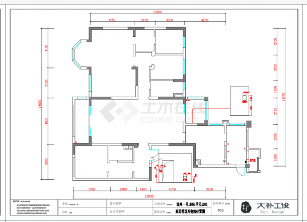  Chengdu Modern Chinese Three bedroom Residence Interior Design Complete Decoration Drawing CAD Drawing - Figure 1