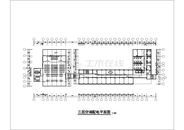 图书馆及档案馆电气施工设计图-图二