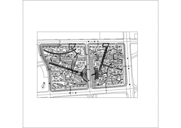 某住宅小区规划方案总平图1张CAD-图一