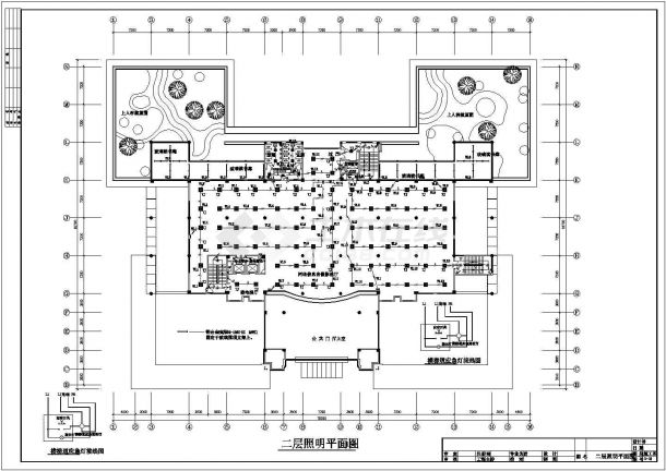 某11275平米框架结构5层图书馆电气设计施工图-图二