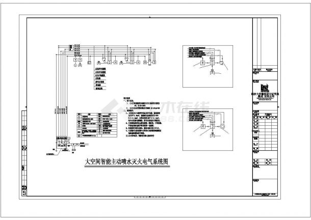 [福建]某7.1万平米㎡九层图书馆电气施工CAD图纸（含计算书）-图一