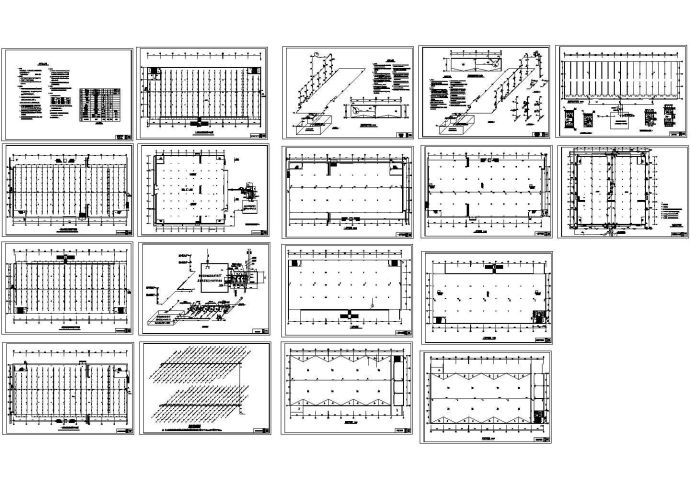 某家具城给排水及自动喷淋系统施工图，18张图纸_图1