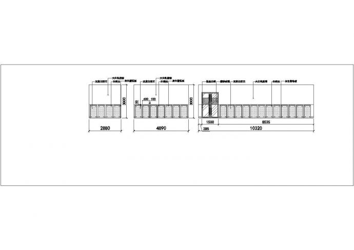 大连某五层图书馆建筑外装饰施工CAD图纸（带效果图）_图1