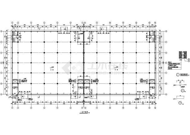 某2层糖业公司厂房建筑设计cad施工图-图一