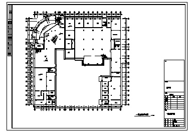 土木工程毕业设计_某市某四层带地下室综合楼空调工程设计cad图(含毕业设计，共五张)-图二