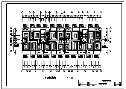 某市某七层住宅楼供暖系统设计cad图，共四张-图一