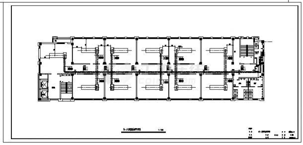 土木工程毕业设计_某市十二层培训中心空调系统设计cad图(含毕业设计，共二十张)-图二