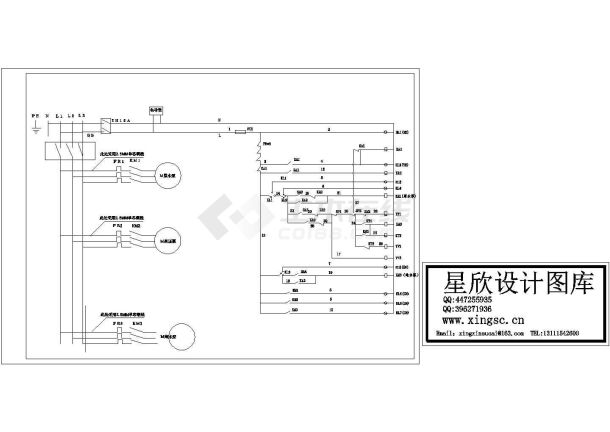 1T_H反渗透电气控制图cad图纸-图一